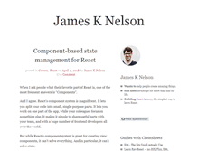 Tablet Screenshot of jamesknelson.com